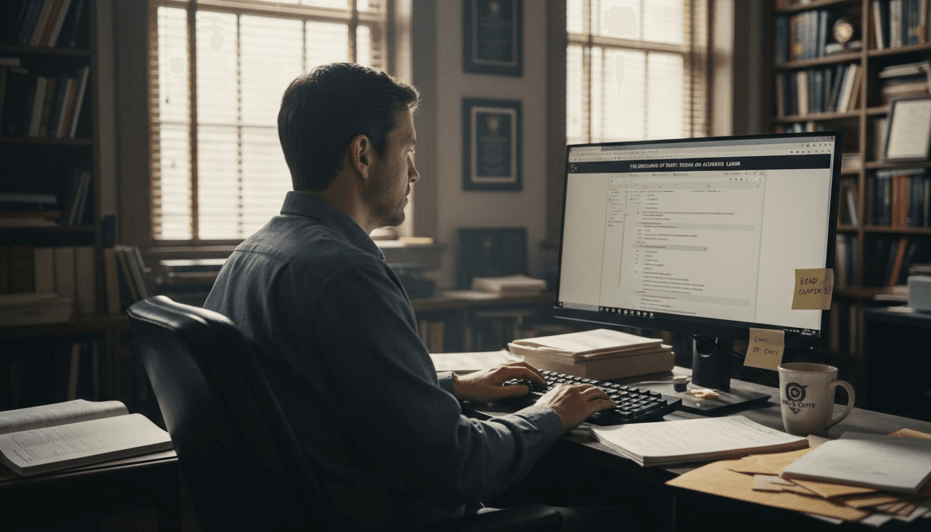 Editor using AI tools for manuscript review